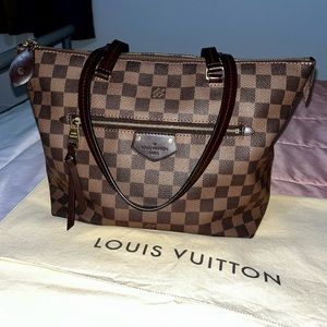 Authentic Louis Vuitton Iena PM in Damier Ebene Canvas
